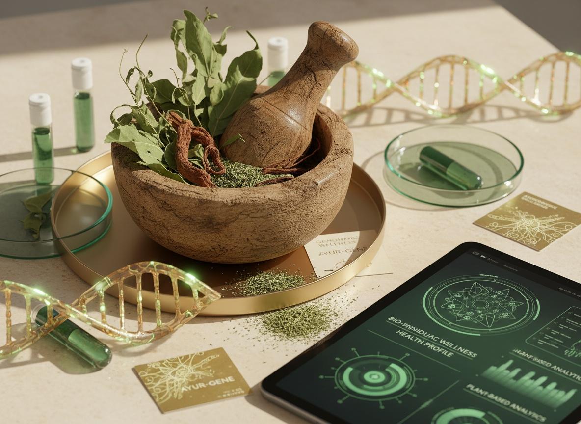 Ayurveda and genomics visual